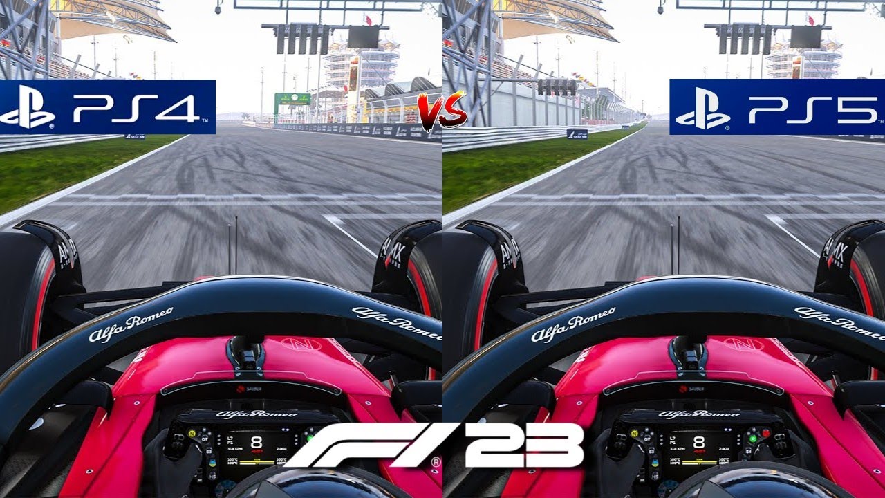 F1 23 : PS4 vs PS5