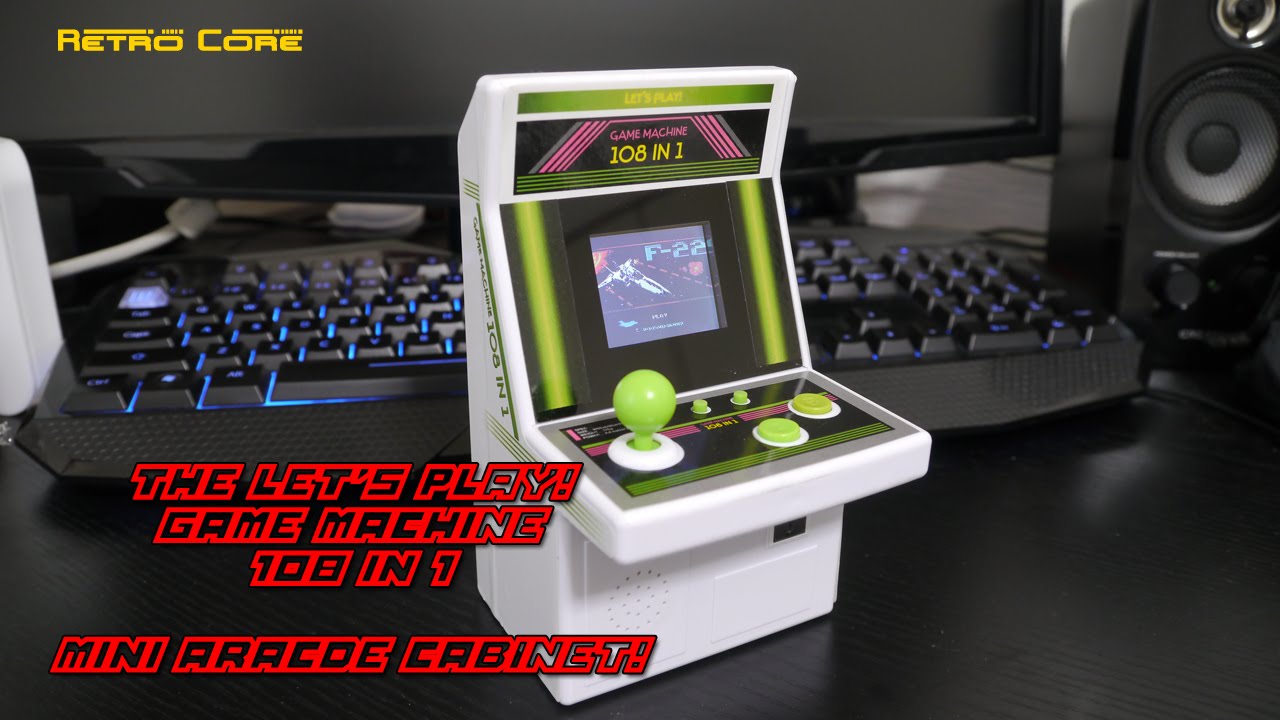 The Let's Play! Game machine 108 in 1 Mini Arcade Cabinet