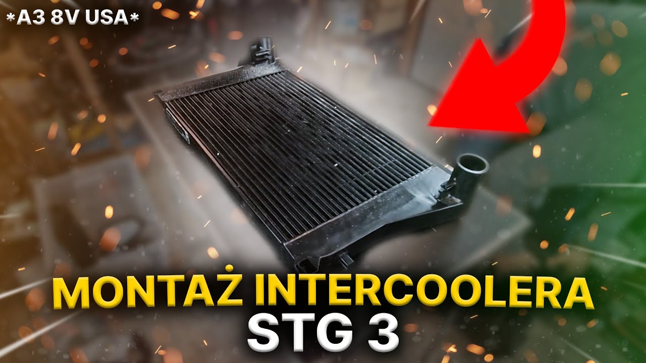 PRZYGOTOWANIA DO ATAKU NA 400 KONI - MONTAZ INTERCOOLERA STG3 - AUDI S3 BEZ S #7