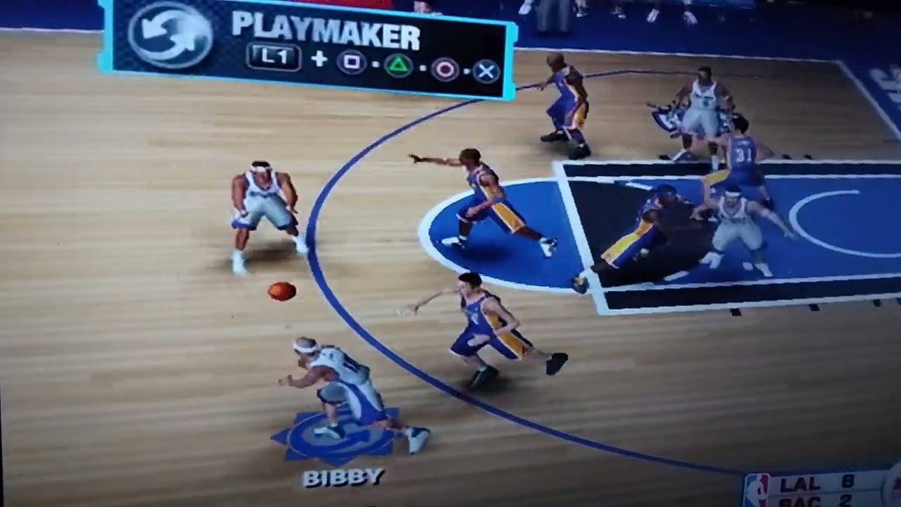 nba live 06 revisited [ps2] Lakers vs Kings