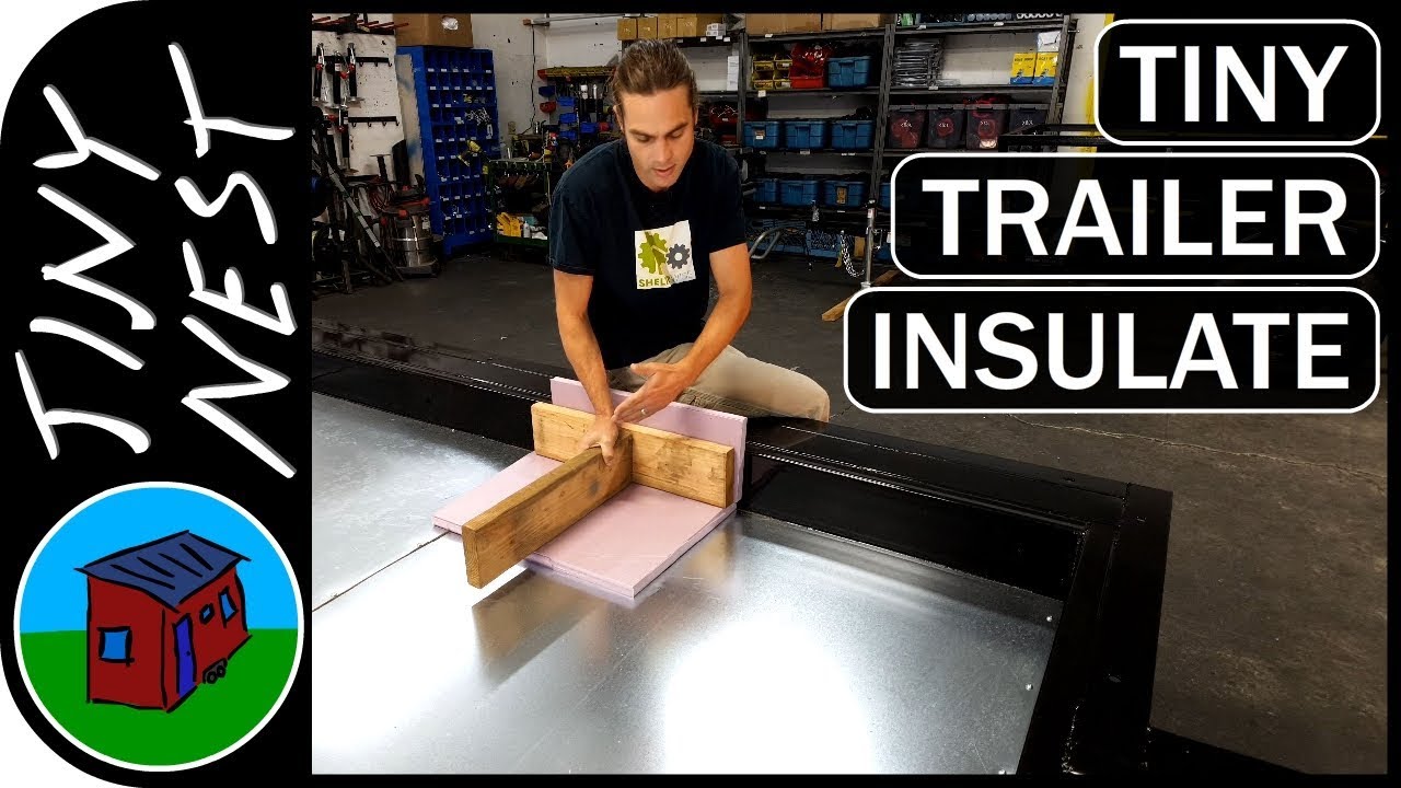 Insulate a Tiny House floor from the Trailer
