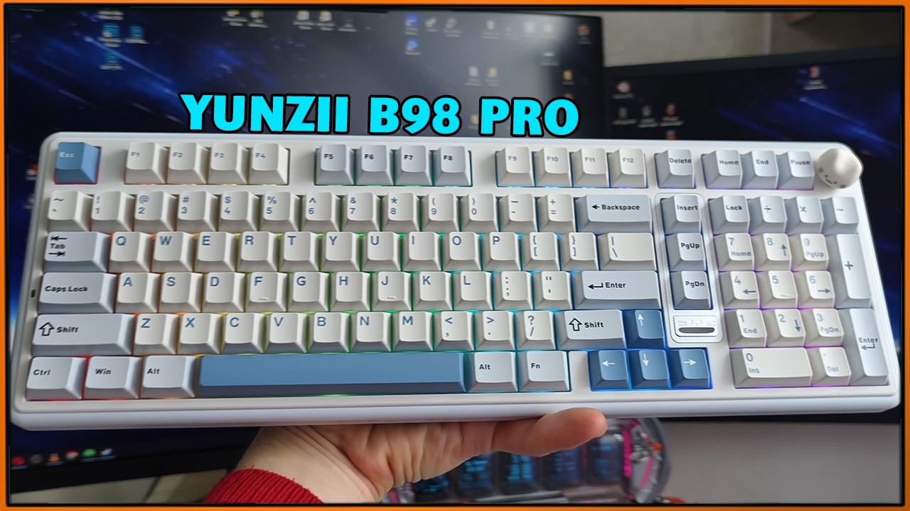Почти полноразмерка с котиками - YUNZII B98 Pro #yunzii #клавиатура #Keyboard
