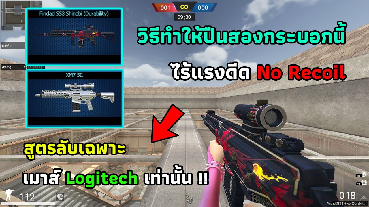 ถ้าเซตมาโครตามนี้ปืนสองกระบอกนี้จะไร้แรงดีดทันที | Point Blank