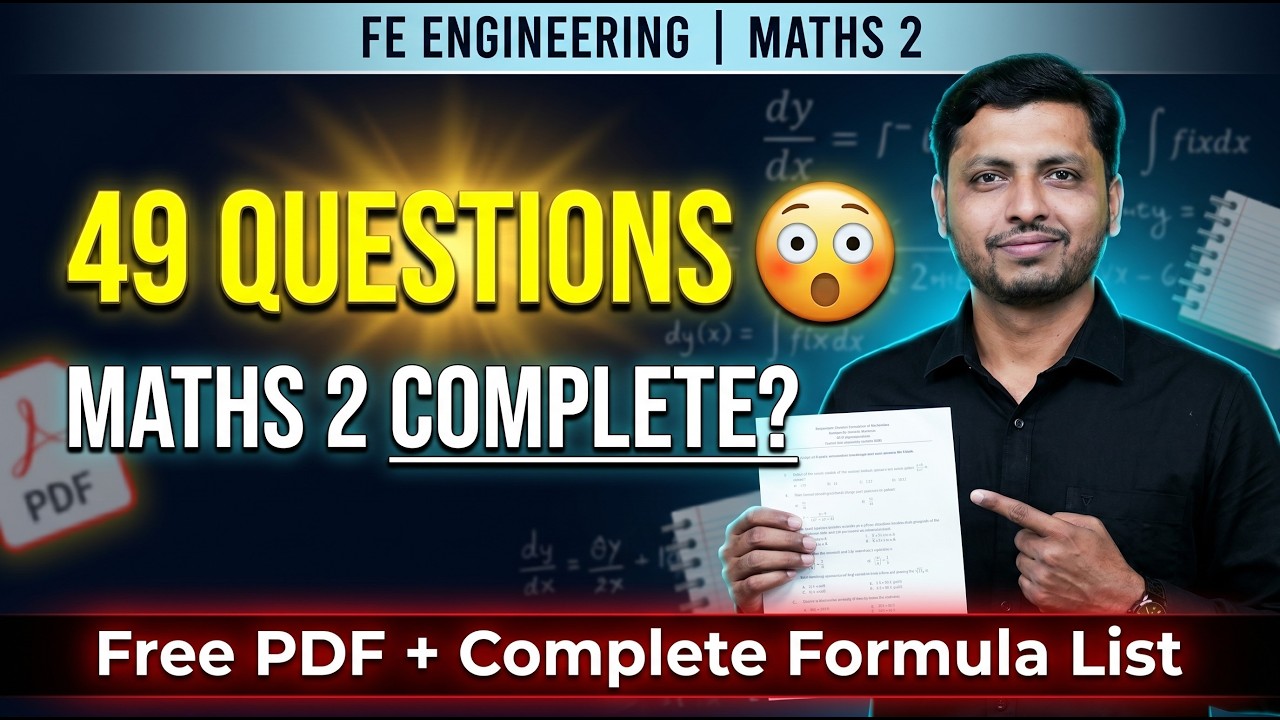 49 Questions + Formula PDF 🔥| Maths 2 Strategy | RK SIR