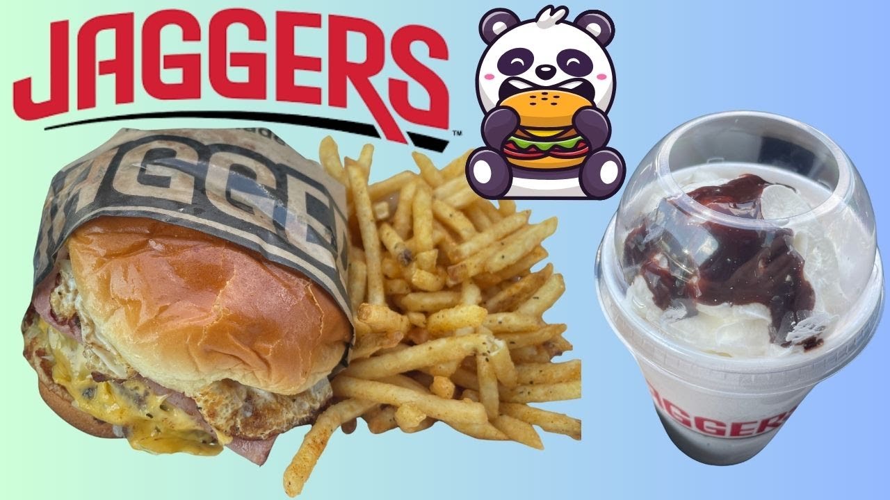 FIRST TIME Eating Jaggers! Sunrise Burger, Shoestring Fries & Banana Split Shake – Lexington, KY