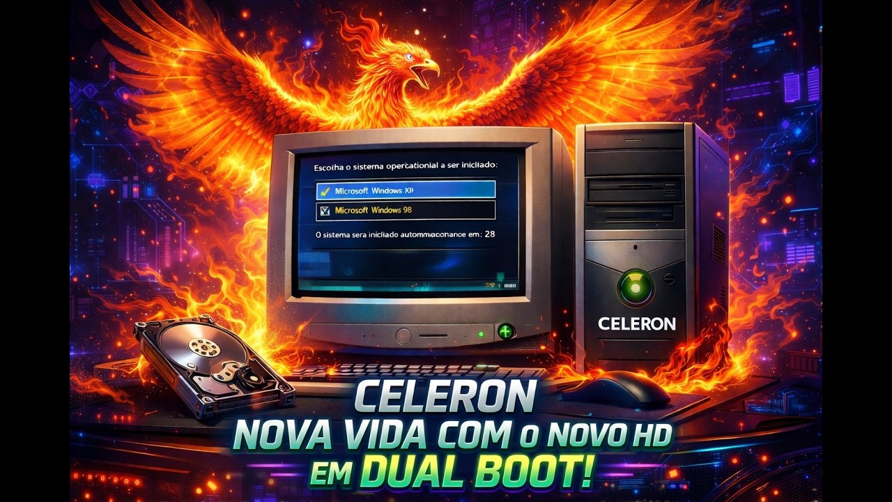 Celeron Uma nova era com o novo HD em dual boot