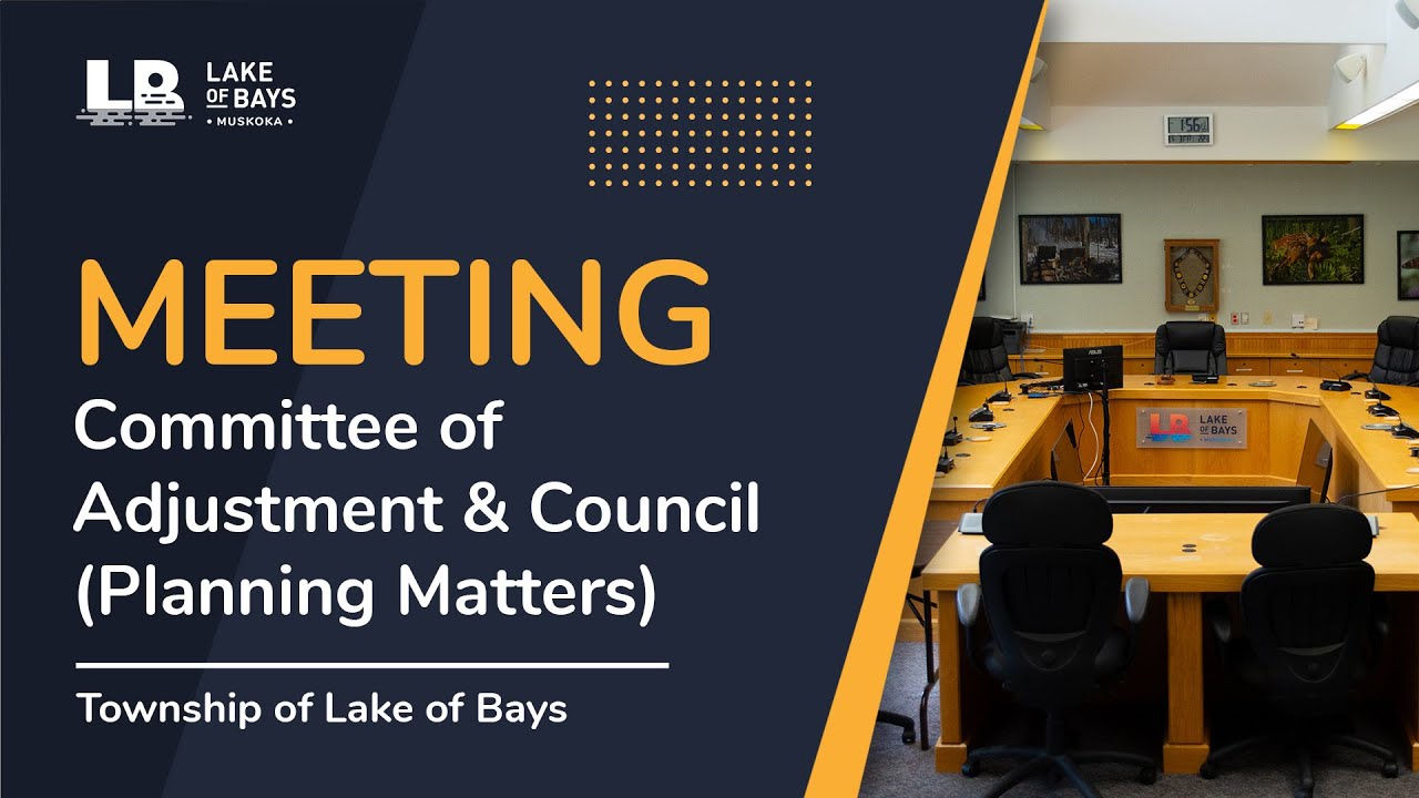 September 30, 2025 - Committee of Adjustment & Council (Planning Matters) Meeting