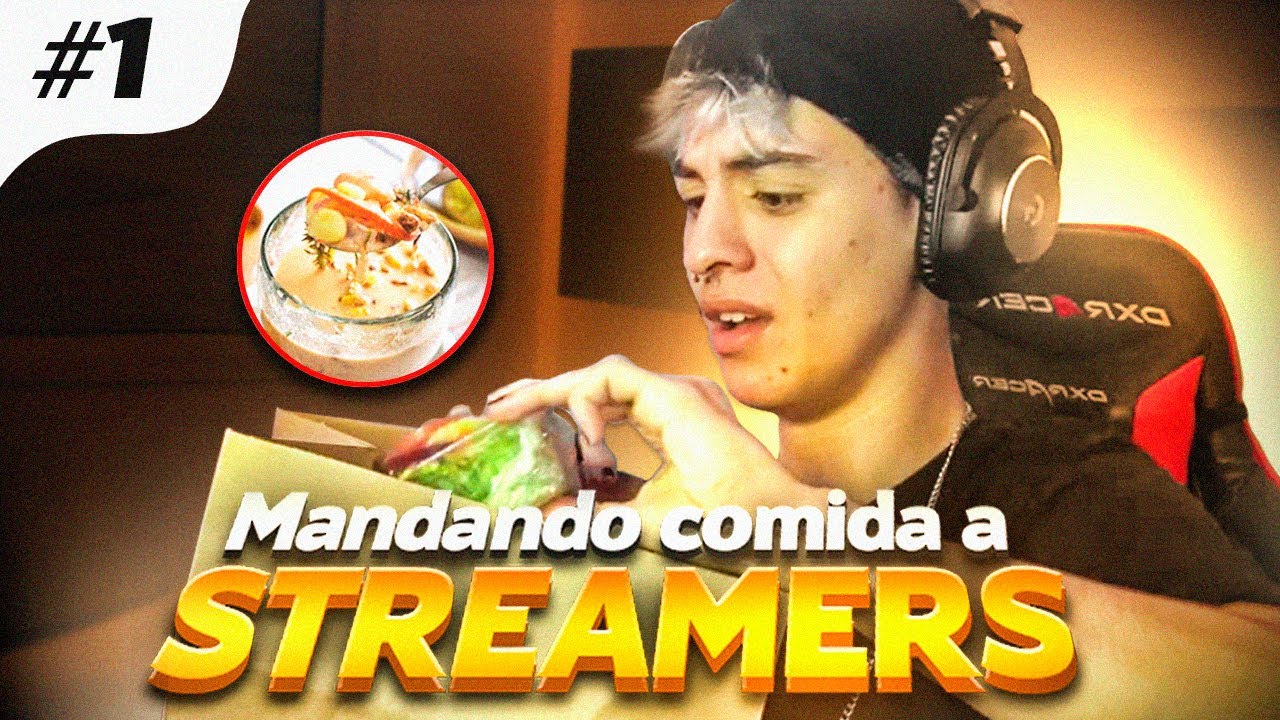 MANDANDO COMIDA A STREAMERS #1 - Bauti Agnone