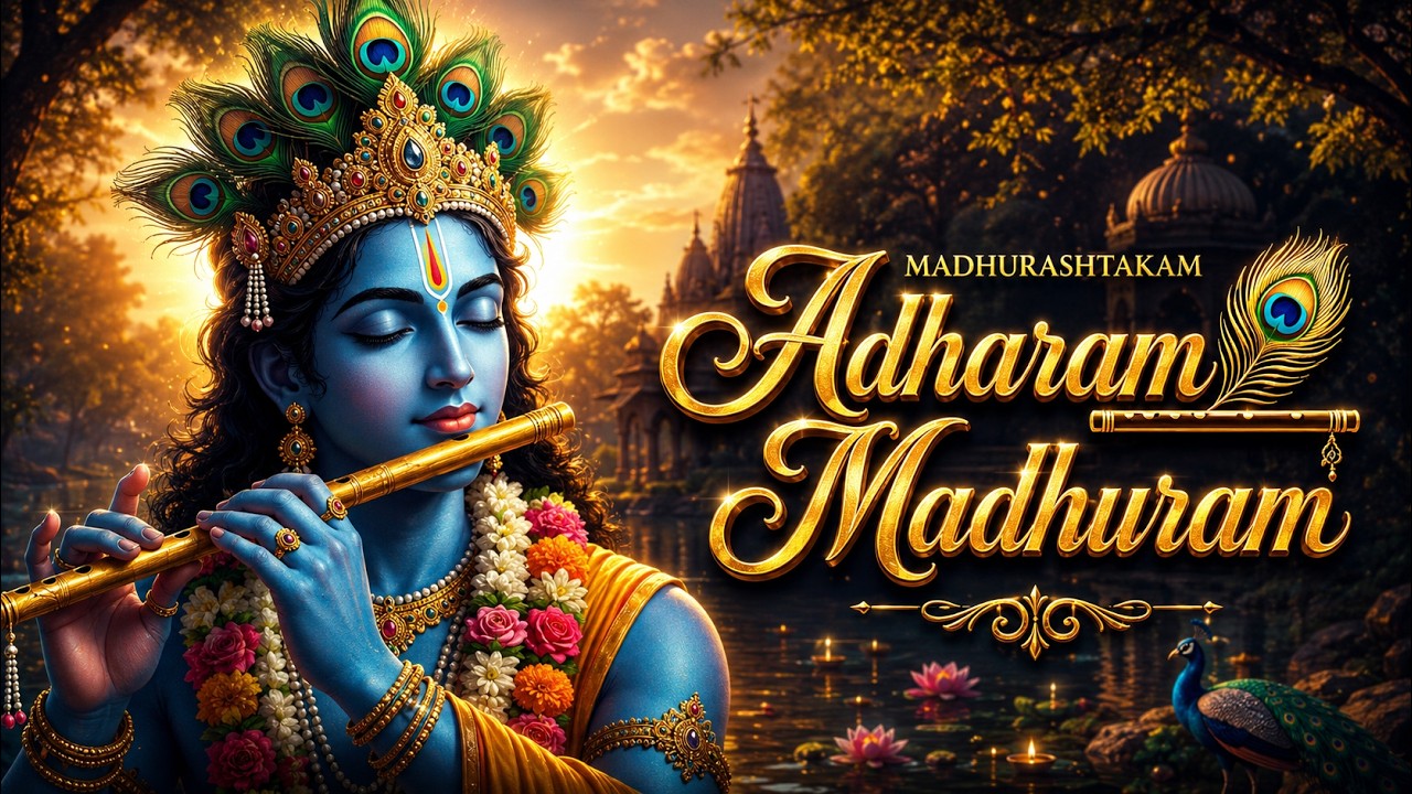 Adharam Madhuram Lofi - Krishna Bhajan | Bhakti Song | Bhajan Song | Madhurashtakam