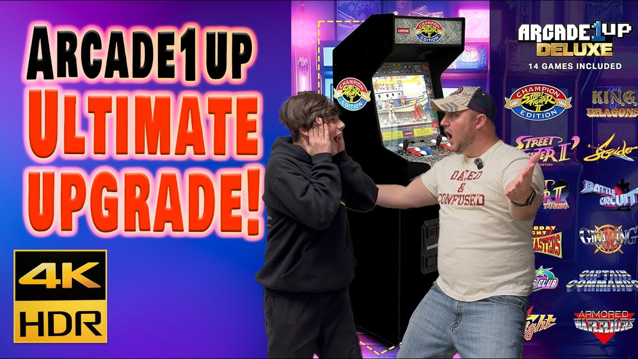 We turned our Arcade1up into a MEGA MACHINE!