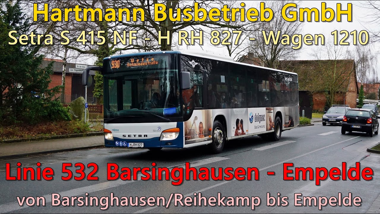 [Sound] Bus Setra S 415 NF von Hartmann Busbetrieb GmbH - H RH 827 - 1210