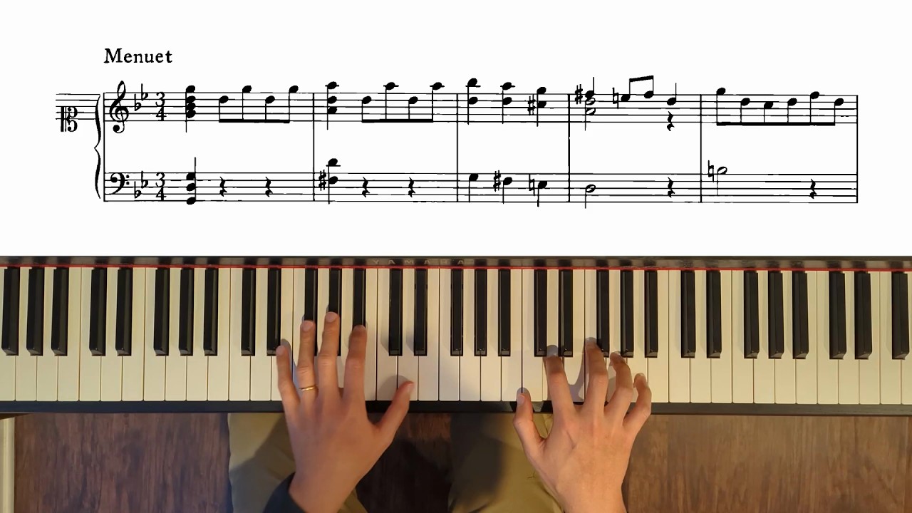 Stölzel - Minuet, Bach - Menuet–Trio (Prelude in G minor, BWV 929)