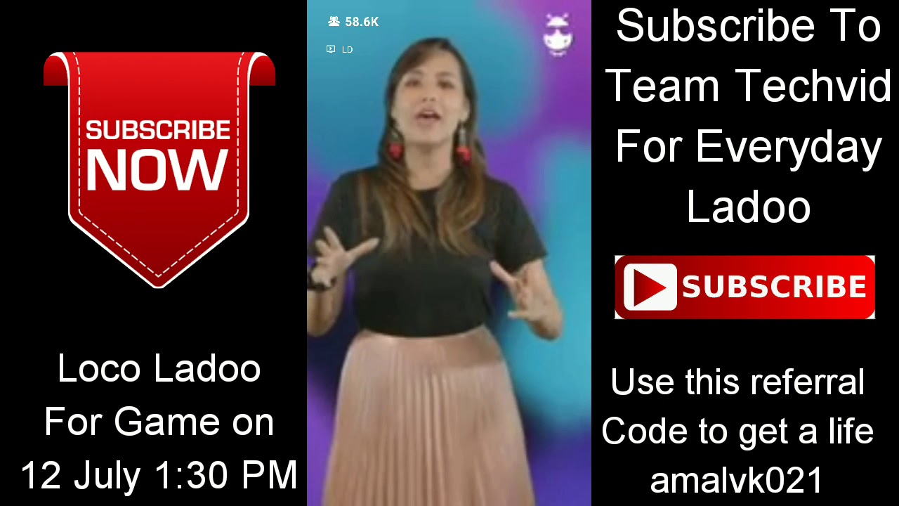 LOCO LADOO FOR GAME ON 12 JULY 1:30 PM