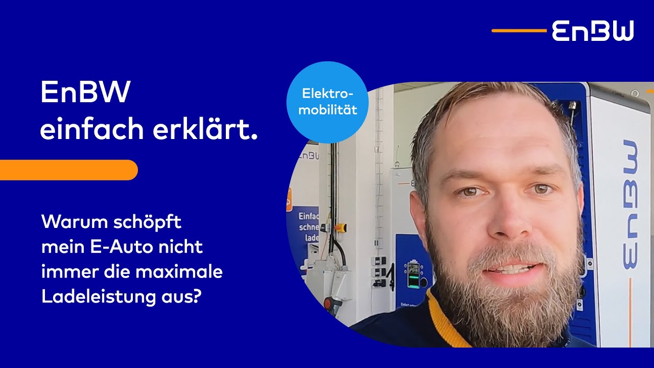 EnBW einfach erkl&auml;rt: Warum sch&ouml;pft mein E-Auto nicht immer die komplette Ladeleistung aus?