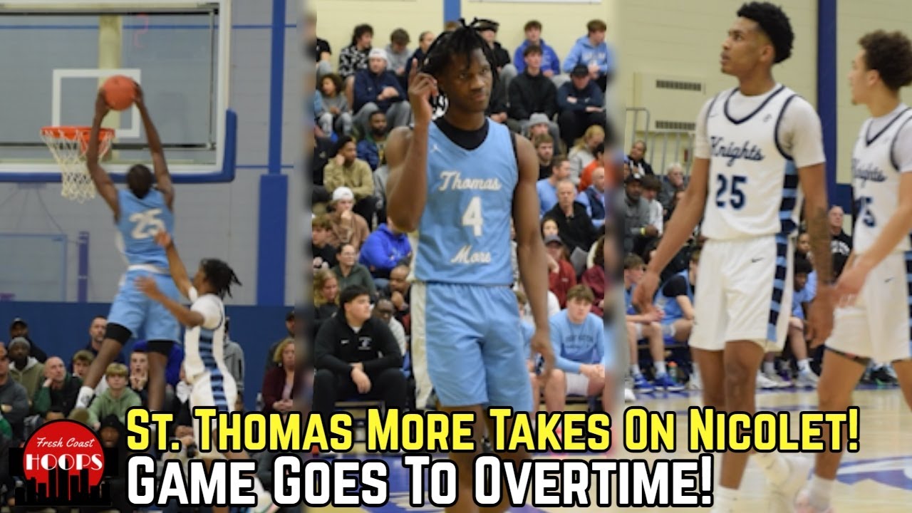 St. Thomas More vs Nicolet Goes To OVERTIME! Amari McCottry Drops 37!