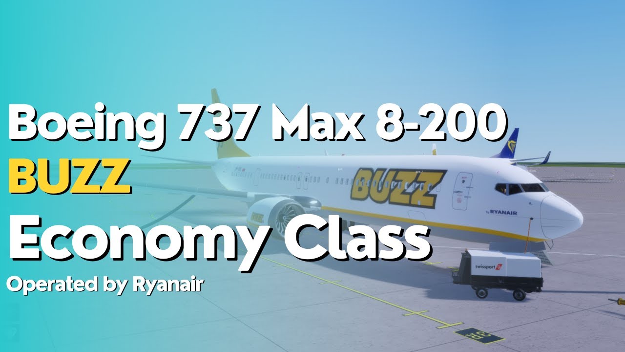 ROBLOX | Buzz | Boeing 737 Max 8-200 | Economy Class