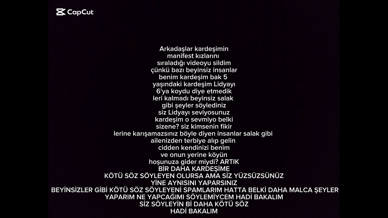 Söylediklerimi ciddiye alın bence yoksa ciddisiz yakalanmayın... 