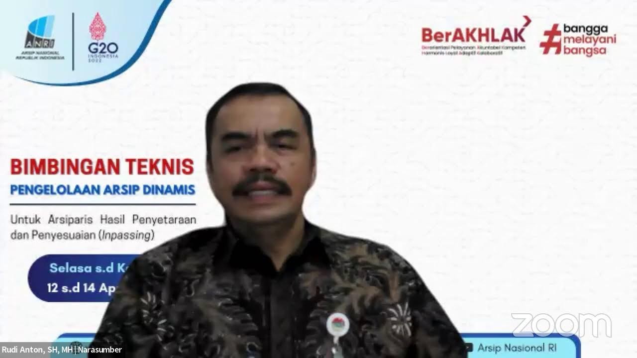 Bimbingan Teknis Pengelolaan Arsip Dinamis untuk Arsiparis Hasil Penyetaraan dan Inpassing