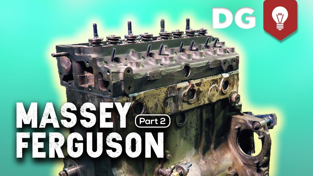 Ремонт 4-цилиндрового двигателя Perkins 3.9 Dry Sleeve | Massey Ferguson 270 [EP2]
