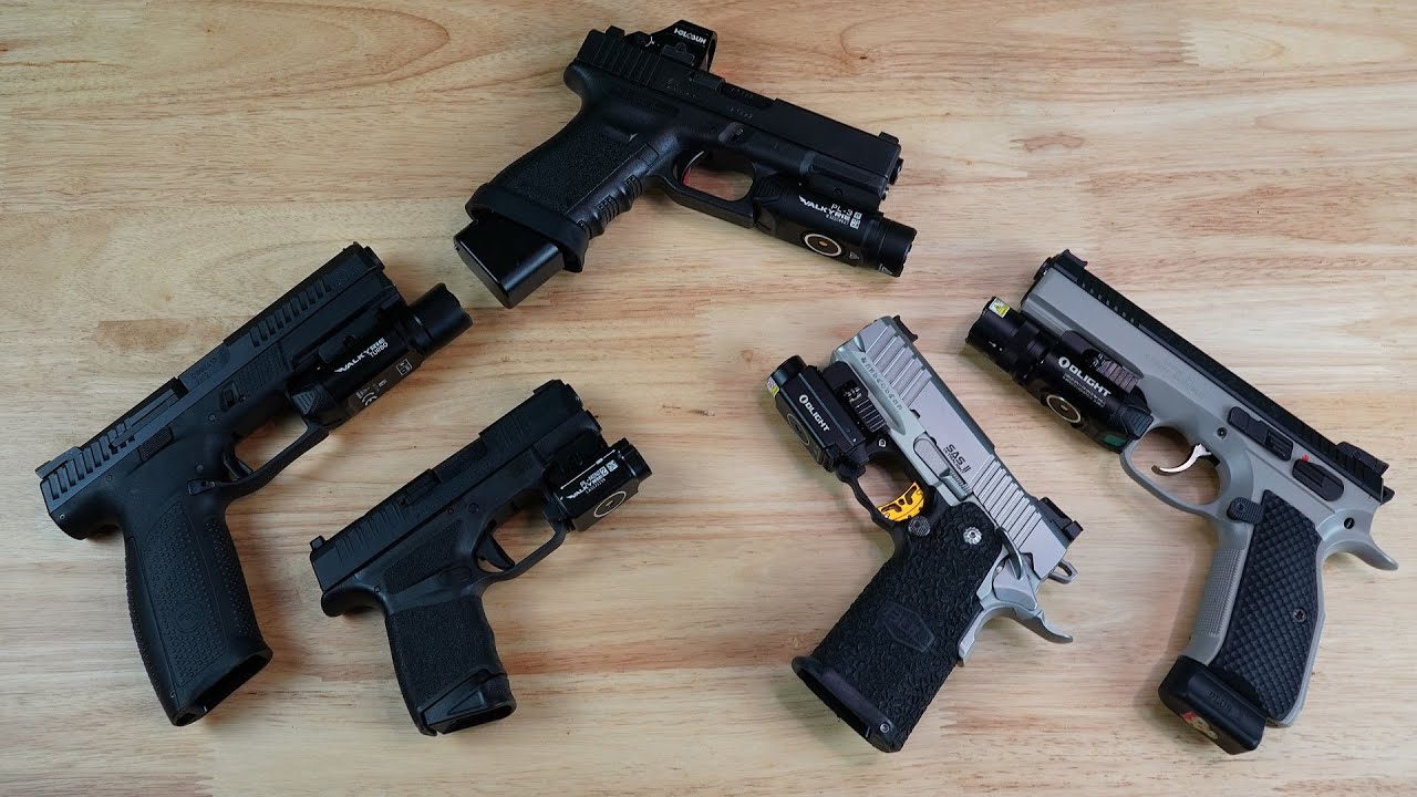 ไฟฉายติดปืนสั้นรุ่นต่าง ๆ กับ Olight Baldr และ Vlakyrie โดยเฉพาะ Olight Valkyrie PL-3R