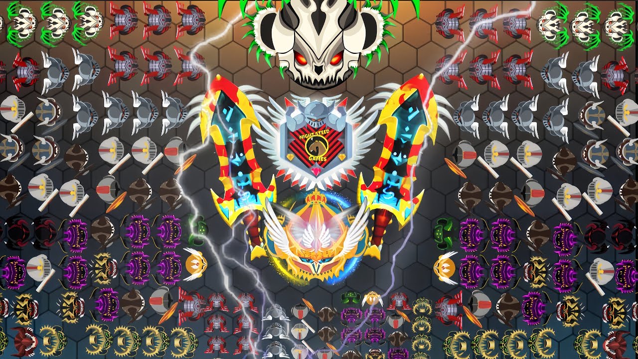 Evowars.io🕹️Level 29 vs Mega II - Elven Warrior vs các level