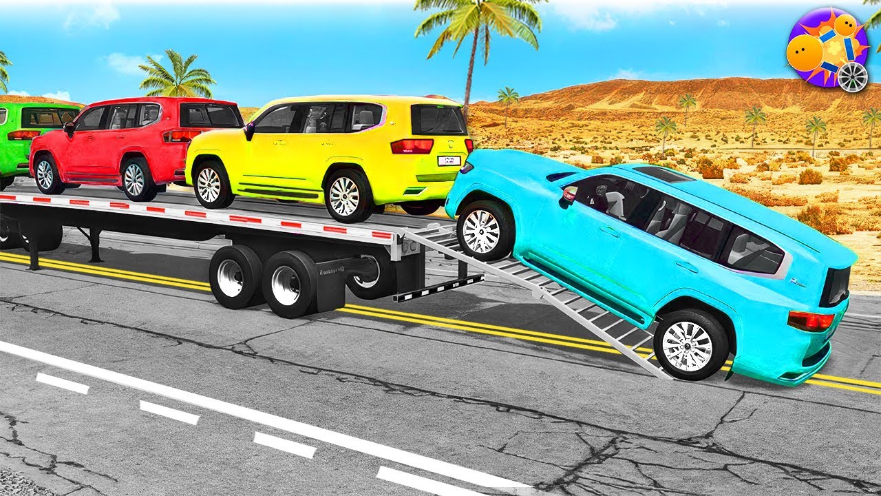 Big Truck vs Speed Bumps – Massive Truck Physics Crashes (BeamNG.Drive) #7 🛻