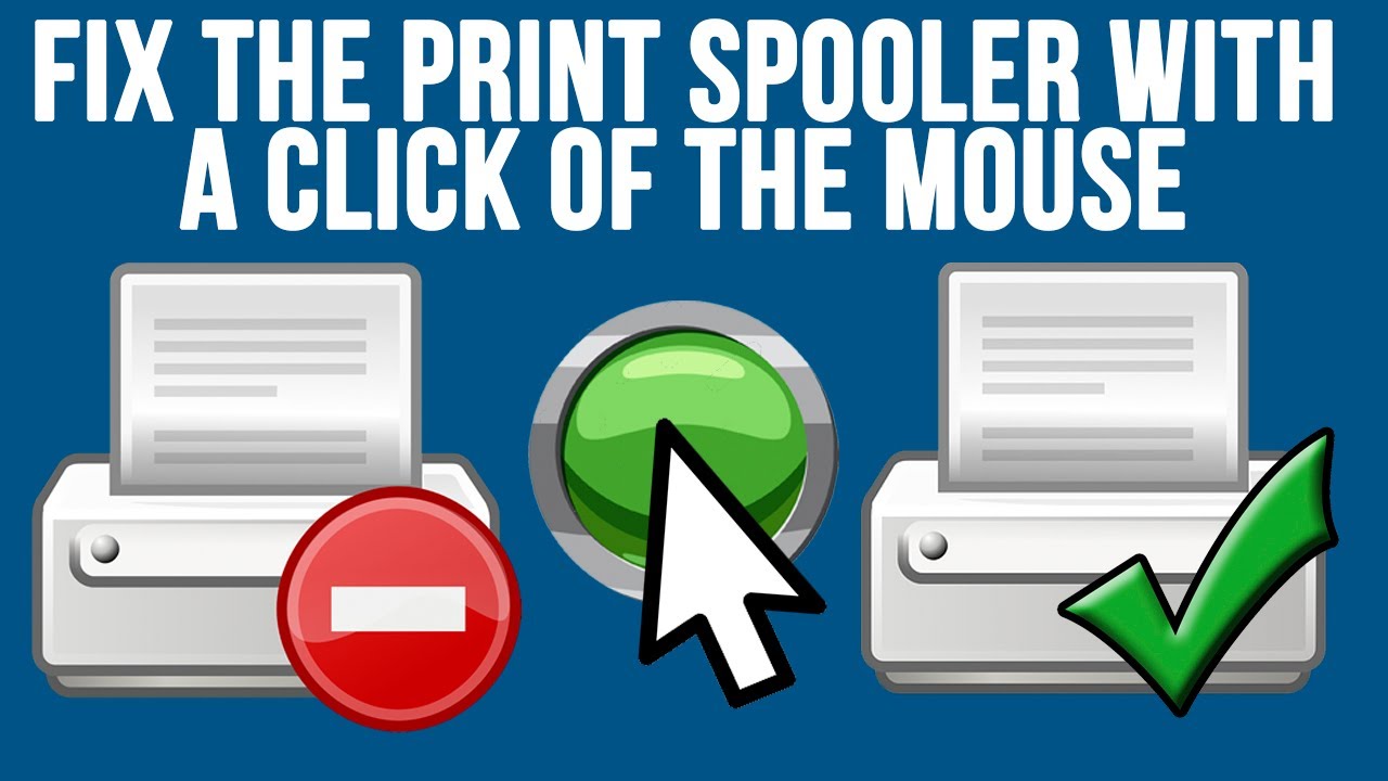 How to Reset the Windows Print Spooler Service with a Click of the Mouse