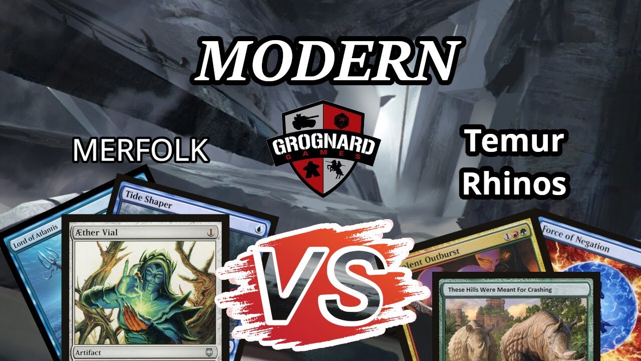 Merfolk VS Temur Rhinos [MTG Modern]