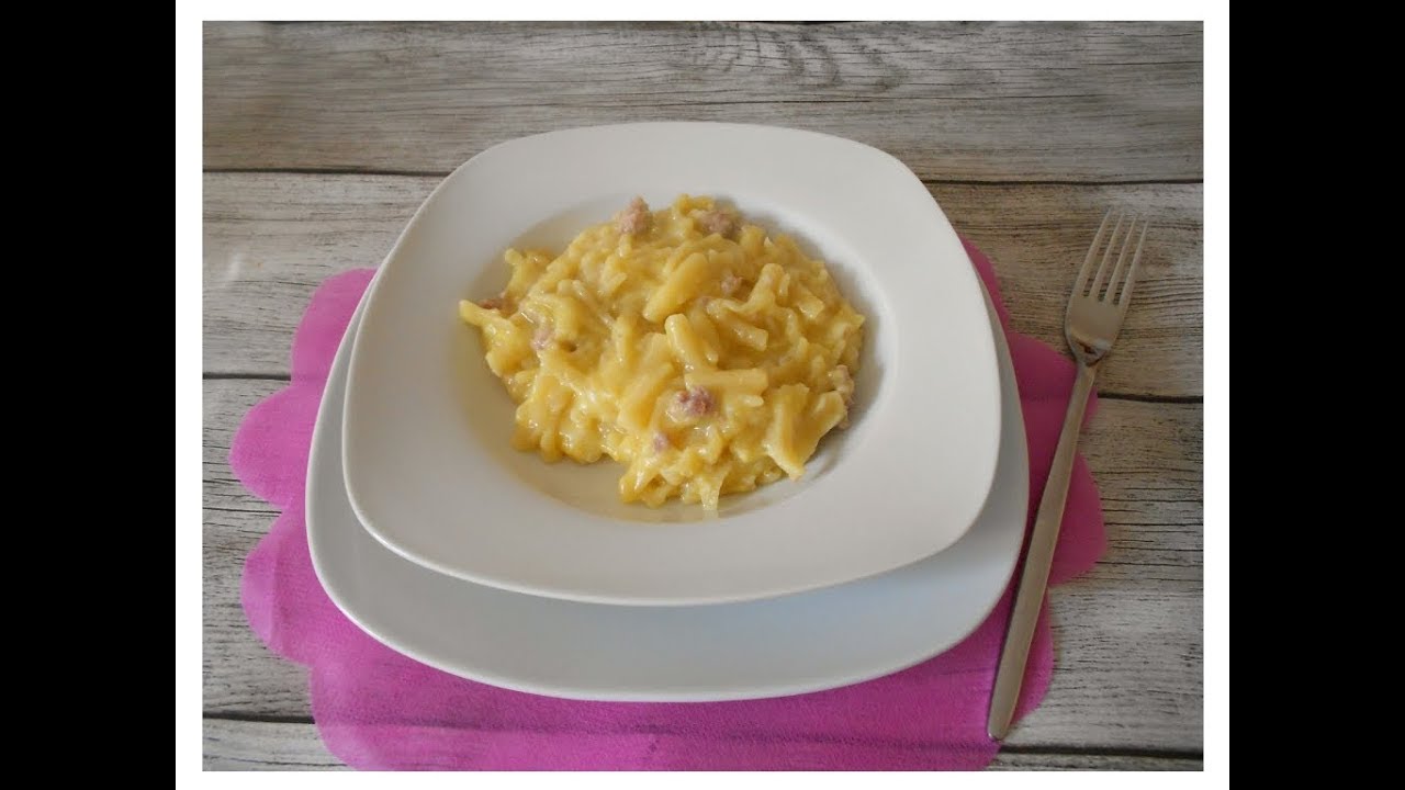 Pasta con cavolfiore giallo e salsiccia con Bimby TM5