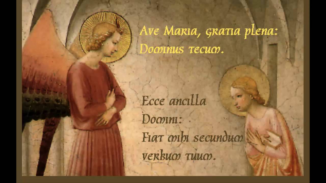 La oraci&oacute;n del Magnificat a la Vrigen Mar&iacute;a