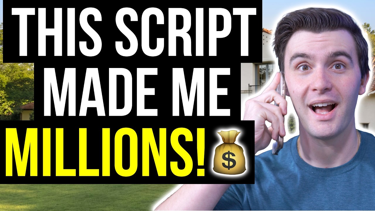 THE EXACT SCRIPT THAT MADE ME MILLIONS! | Cold Calling | Wholesaling Real Estate