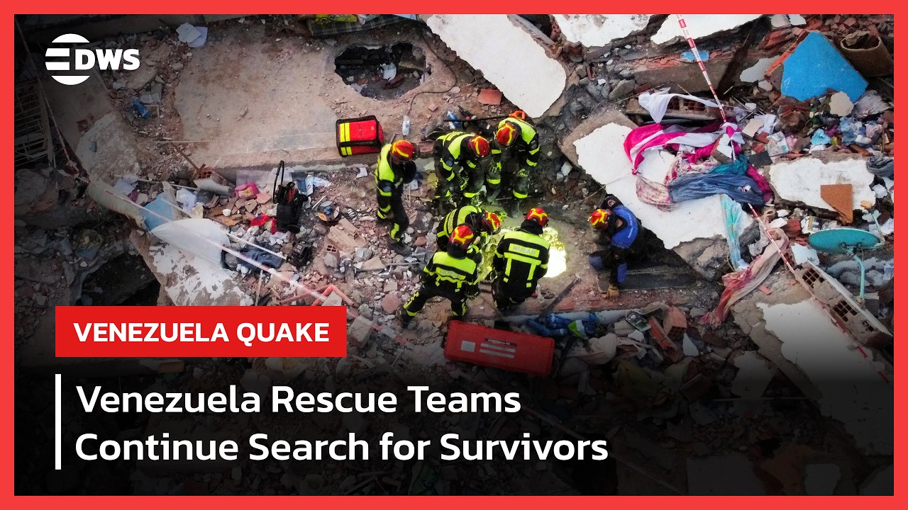 RESCUE MISSION: One Week After Devastating Quakes, Venezuela Keeps Searching | DWS News | AP1C