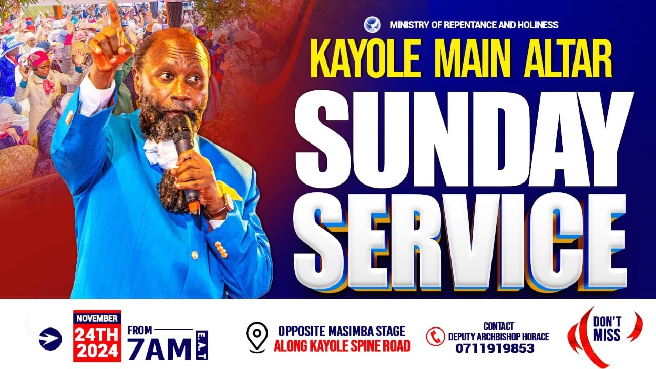 KAYOLE MAIN ALTAR EVENING WORSHIP MINISTRATION