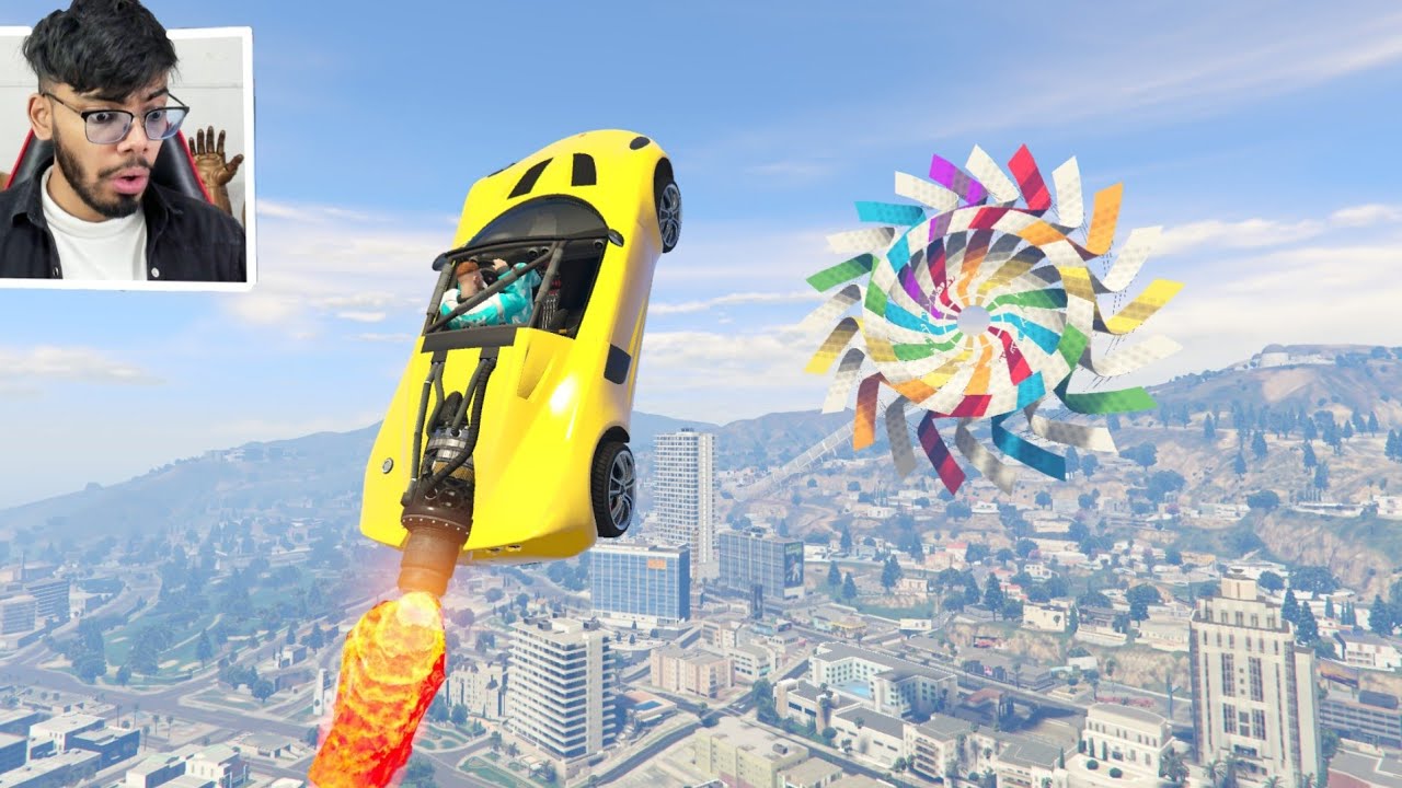 IMPOSSIBLE Flying Car Parkour 999 Out of 100 People Cannot Win This Race in GTA 5!