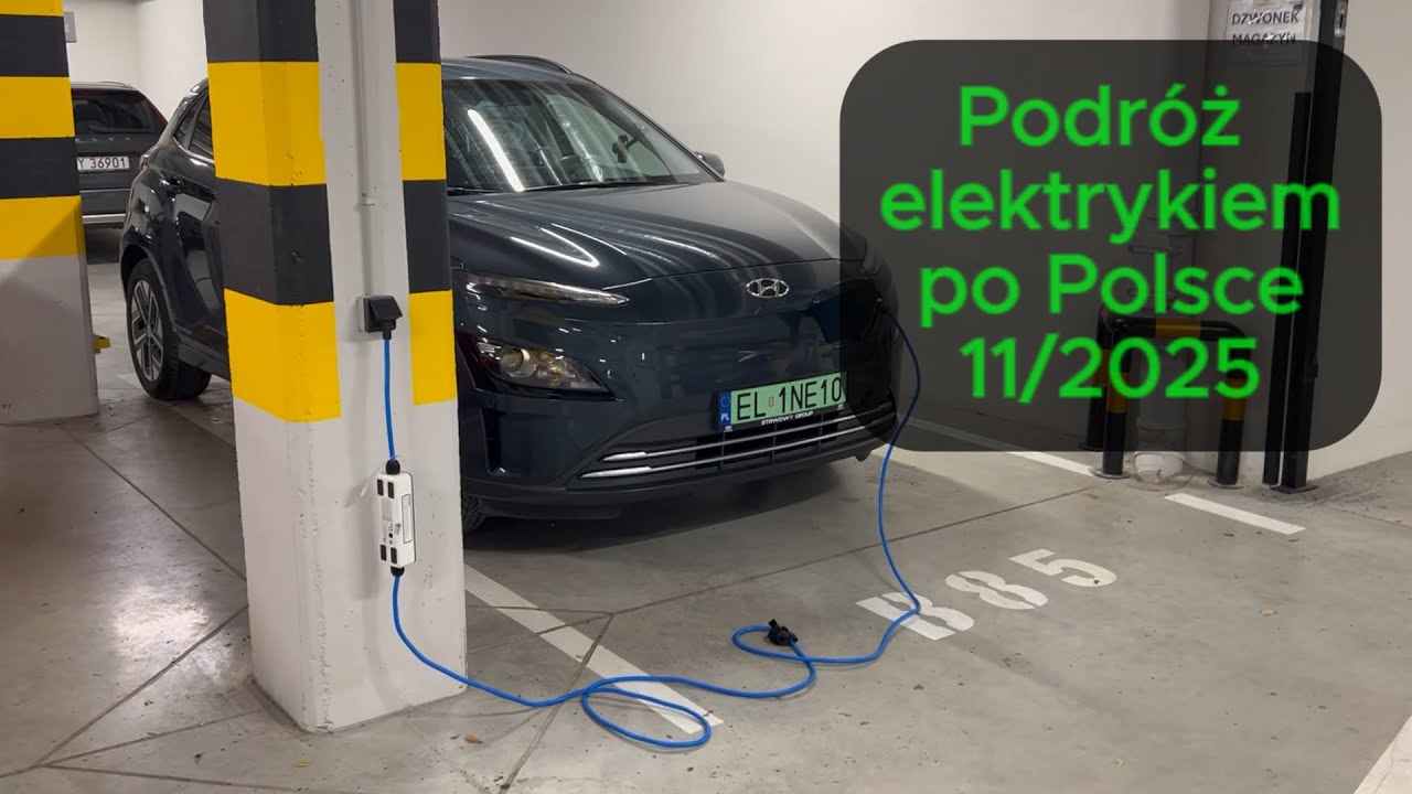 Podróż elektrykiem po Polsce w 2025 roku. Czy to ma sens? Hyundai Kona Electric 39kWh