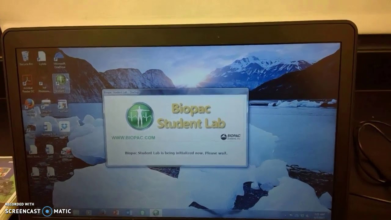 How to set up biopac for biofeedback lab