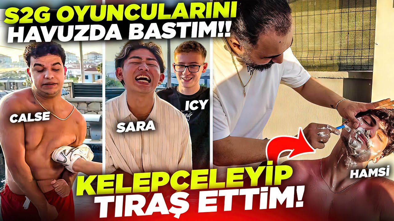 YENİ S2G OYUNCULARINI HAVUZDA BASTIM!! 😱 BEKLENEN BÜYÜK KIŞKIRTMA!