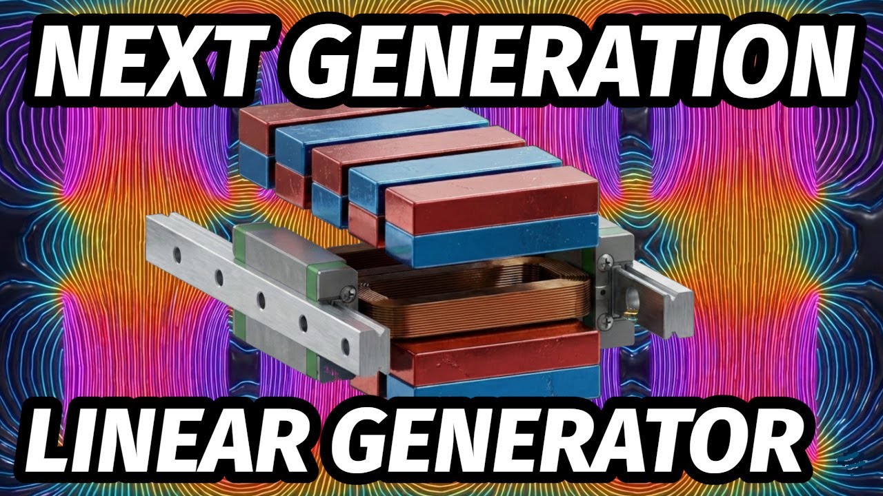Building a powerful linear generator for cheap DIY energy