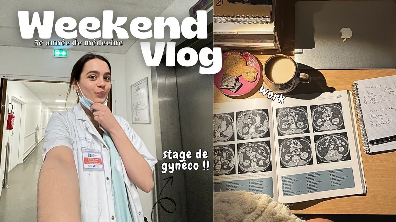 VLOG UNE SEMAINE en stage de GYN&Eacute;CO-OBS 🤰💓 (externat, routine, organisation)