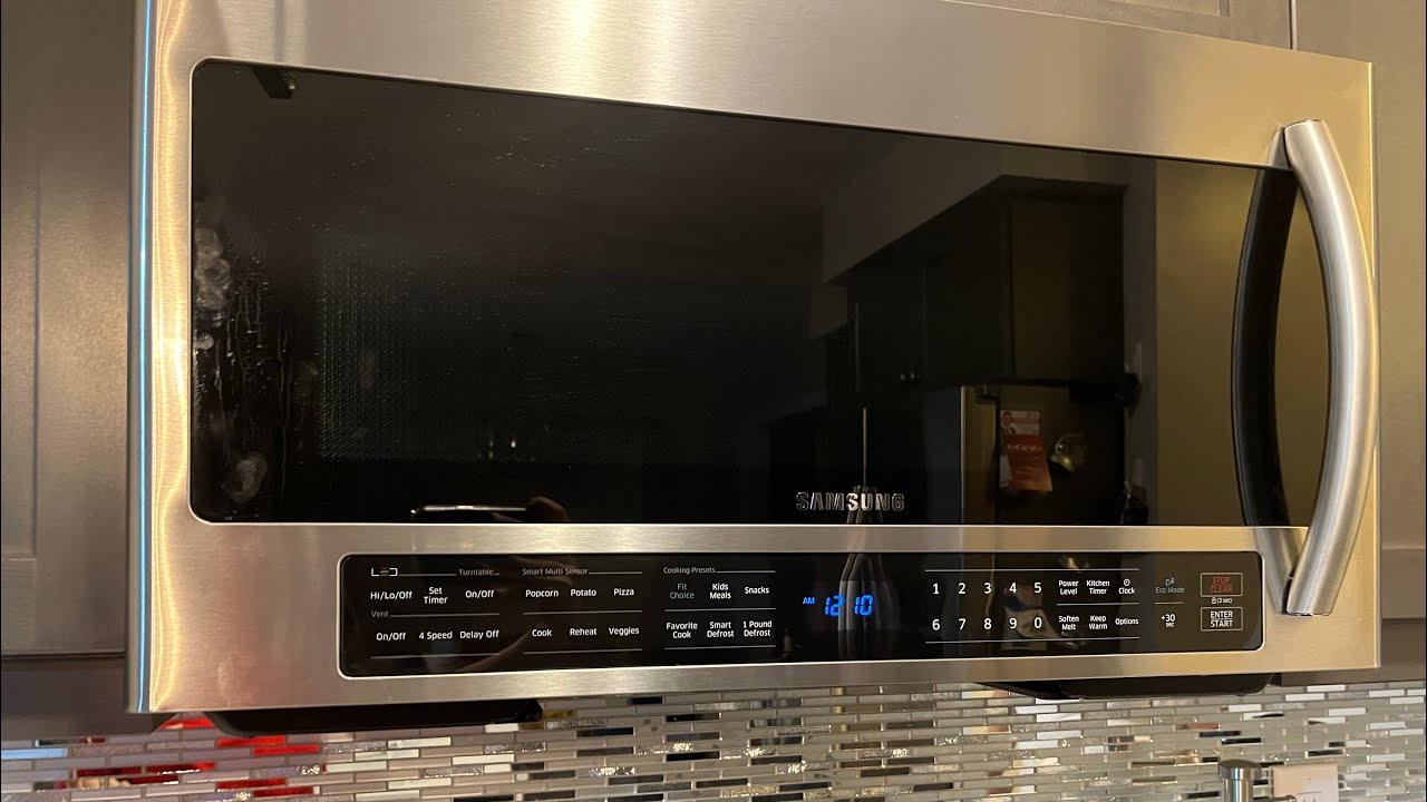 Samsung overhead microwave SE/5E error code fix