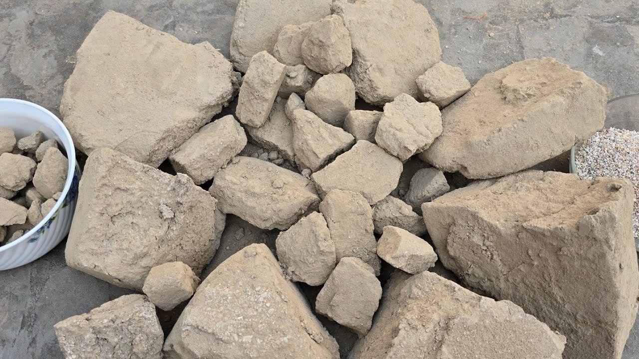 ASMR: NEW Grainy Mud Floor Clay Pot Crumbling #asmr #asmrvideos