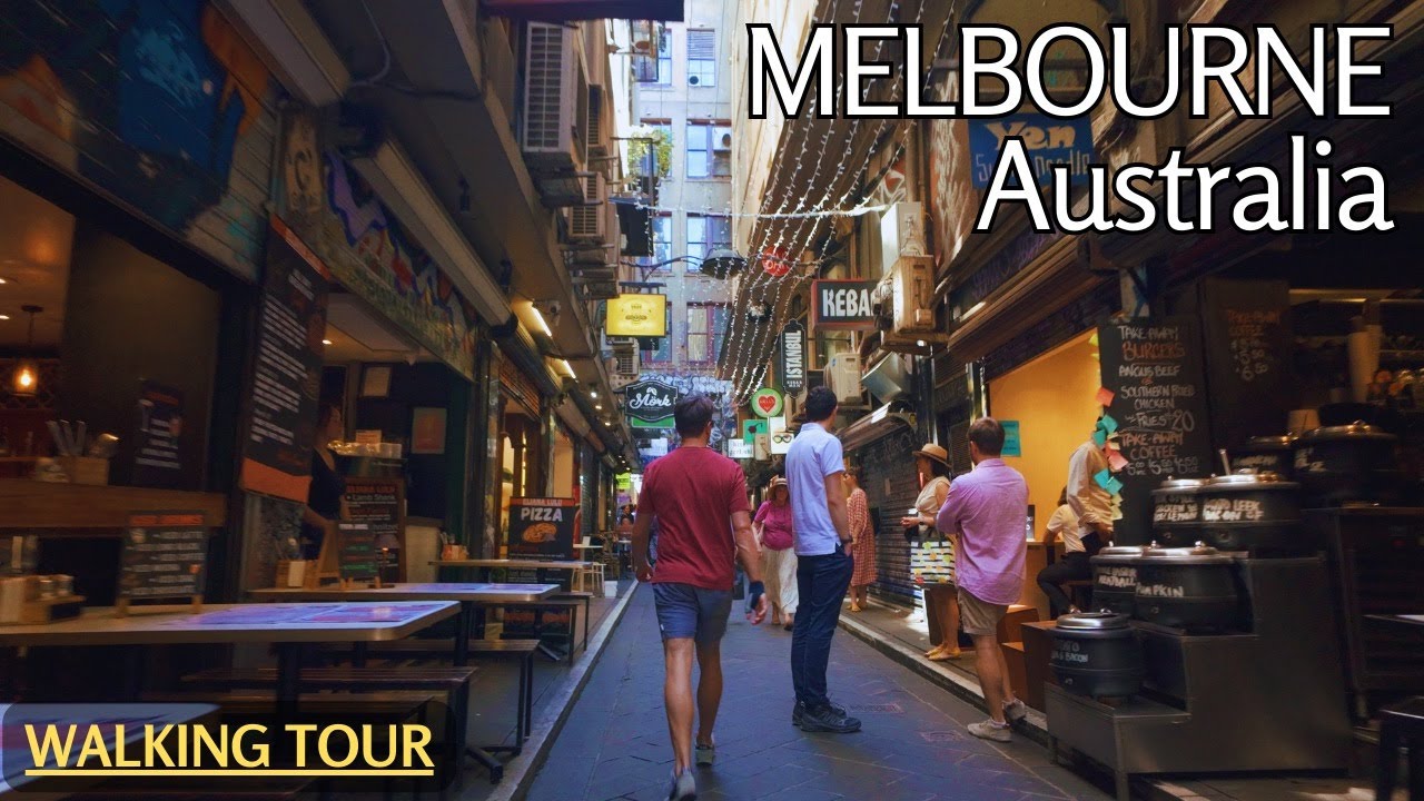 🔥 40°C Summer in Melbourne CBD | Walking Tour from Flinders Lane to Lonsdale Street | Australia 4K