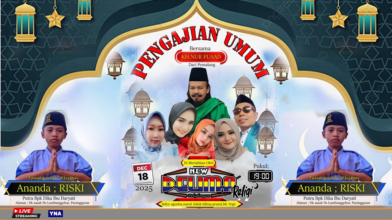 lucune pool PENGAJIAN KH NUR FUAD PEMALANG sasak 18 desember 2025