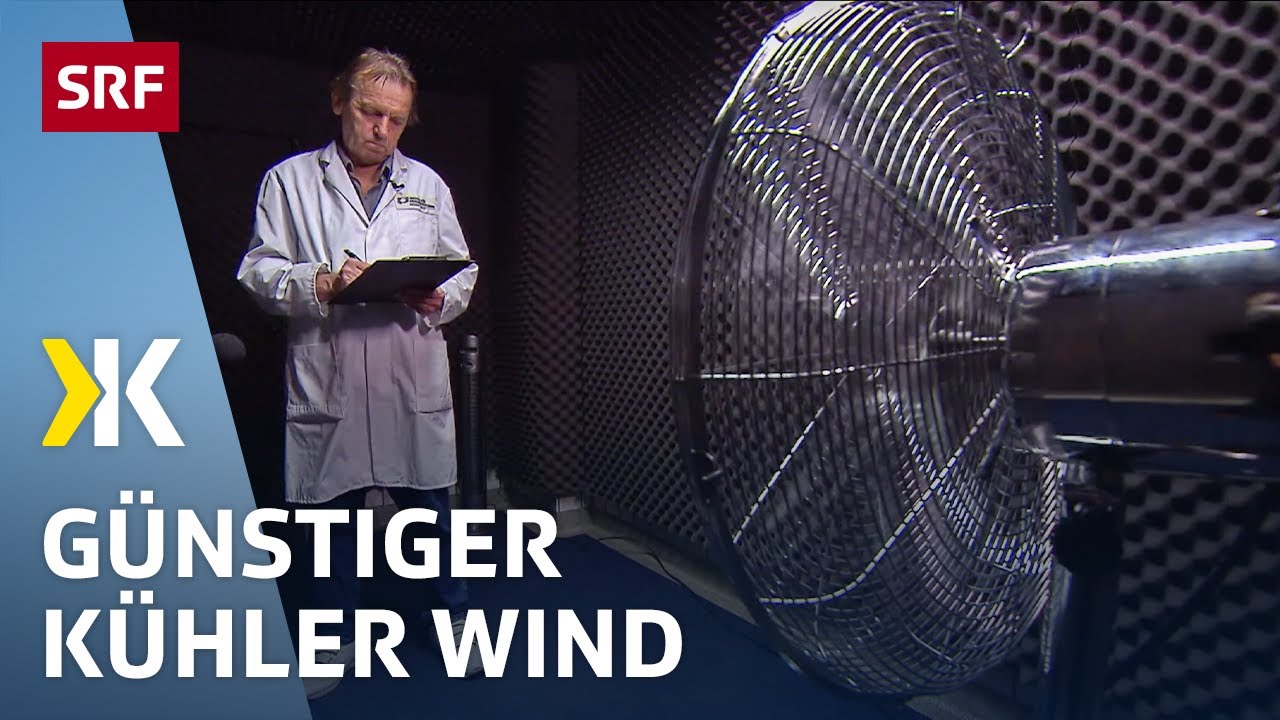 Ventilatoren im Test: Frische Brise für wenig Geld | 2019 | Kassensturz | SRF