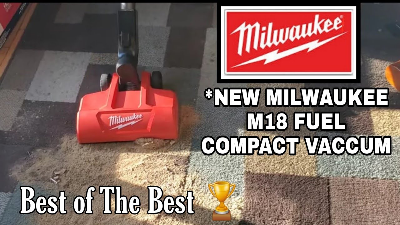 Компактный пылесос Milwaukee M18 Fuel в действии (0940-20) — лучший пылесос для ковров на сегодня...