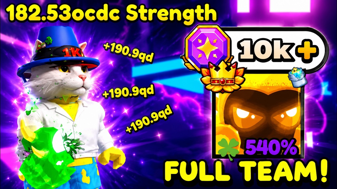 I Spent 10.000 TOKENS Ang Got INSANE Strenght In Arm Wrestle Simulator - Roblox