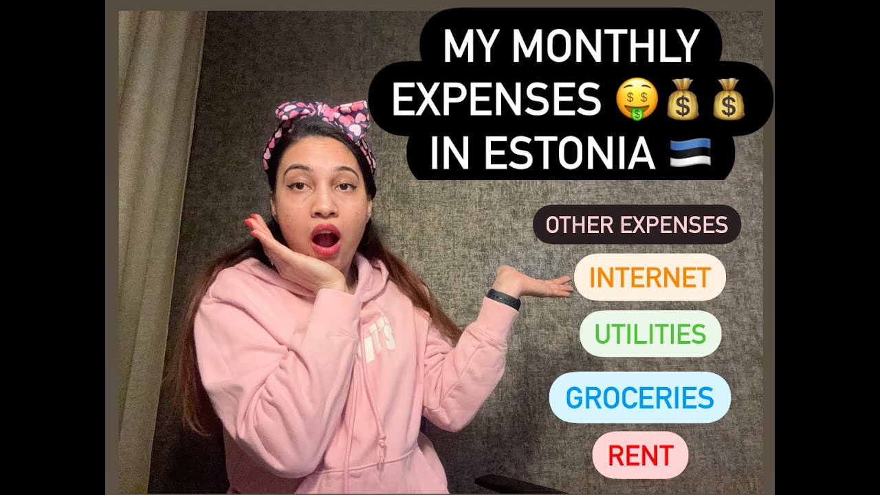My Monthly Expenses in Estonia 💰💰💰  🇪🇪🇪🇪 || Punjaban in Europe