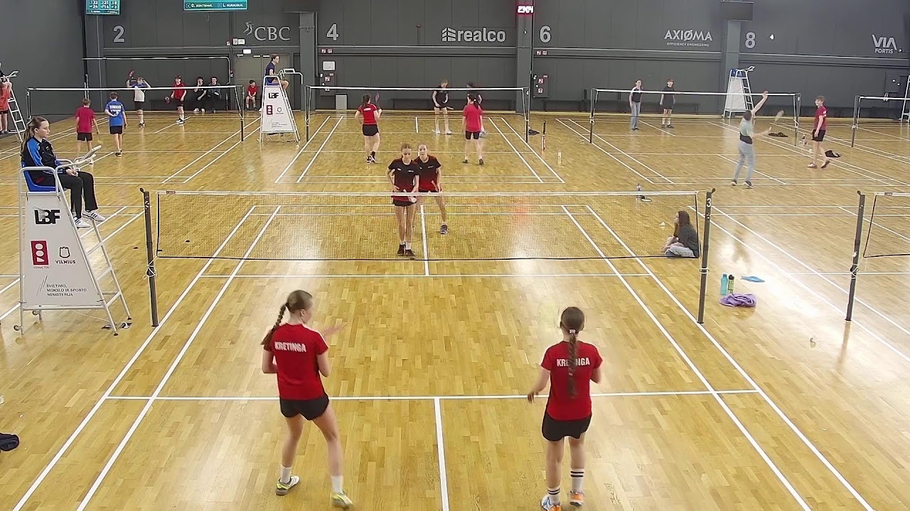 Tiesioginis srautas iš DELFI sporto centro badmintono arenos