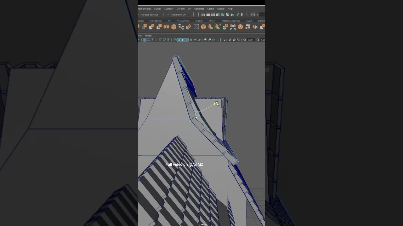 Medieval House, classic tavern 3D modeling. Autodesk Maya tutorial