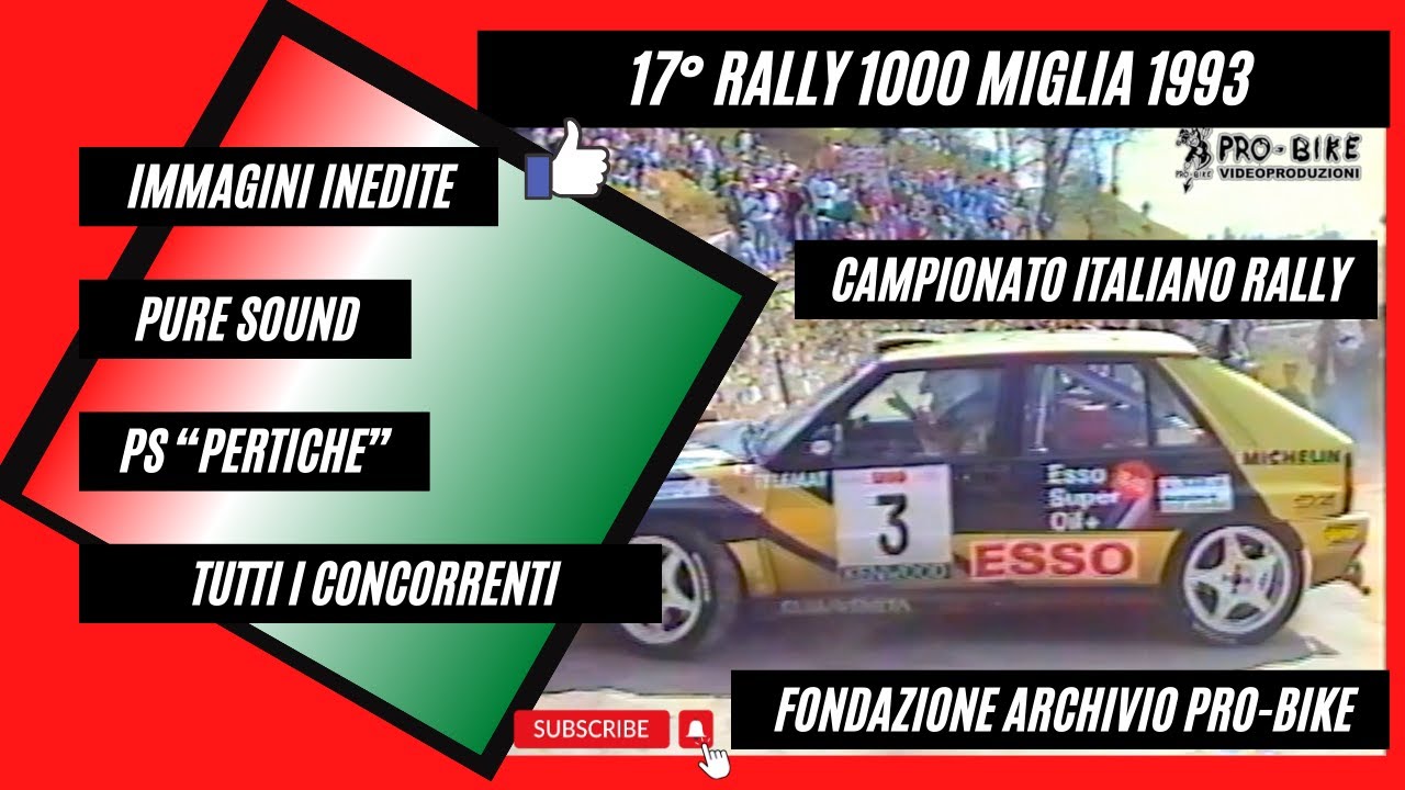 17&deg; Rally 1000 Miglia 1993 Ps Pertiche Km 26.450